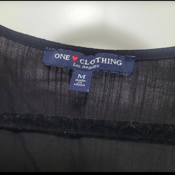 Darling Black Ruffled Blouse - Picture 4 of 5